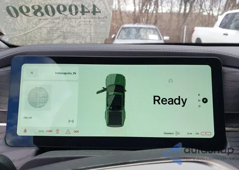 2023 Rivian R1T Adventure Quad Motor Large Pack from USA, damaged, VIN 7FCTGAAA0PN024036